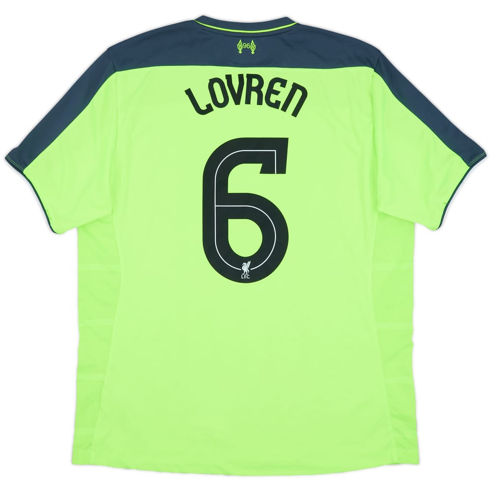 2016-17 Liverpool Third Shirt Lovren #6 - 6/10 - (XL)