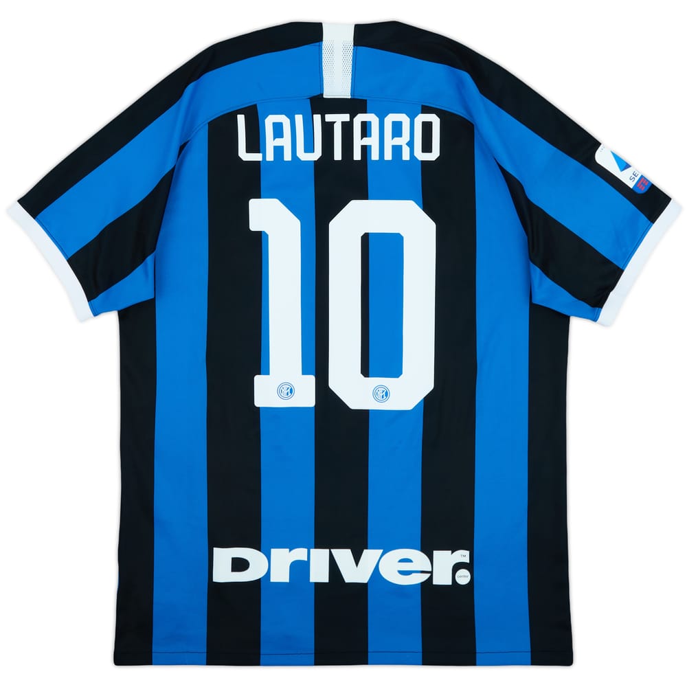 2019-20 Inter Milan Home Shirt Lautaro #10 - 9/10 - (L)
