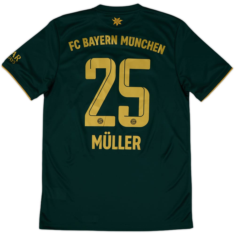 2021-22 Bayern Munich Oktoberfest Shirt Muller #25 (M)