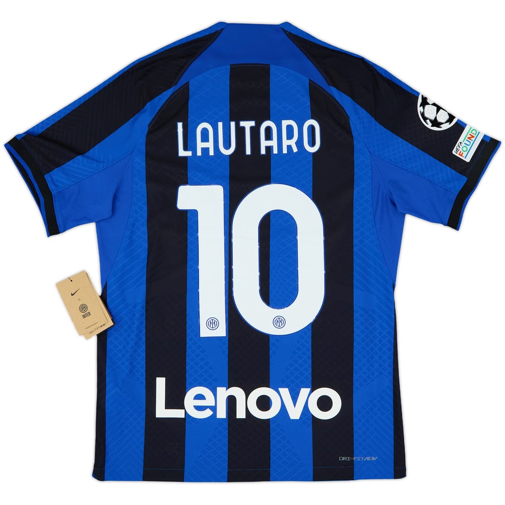 2022-23 Inter Milan Authentic Home Shirt Lautaro #10 (M)