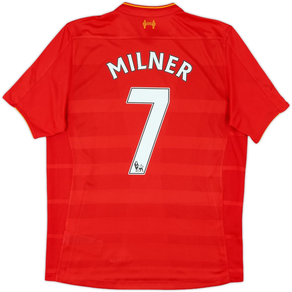2016-17 Liverpool Home Shirt Milner #7 - 9/10 - (M)