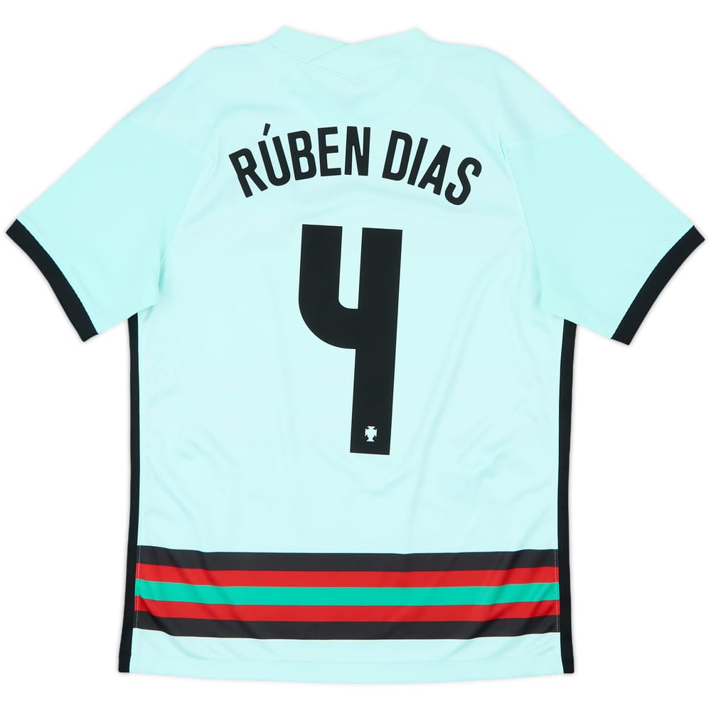 2020-22 Portugal Away Shirt Ruban Dias #4 - 9/10 - (M)
