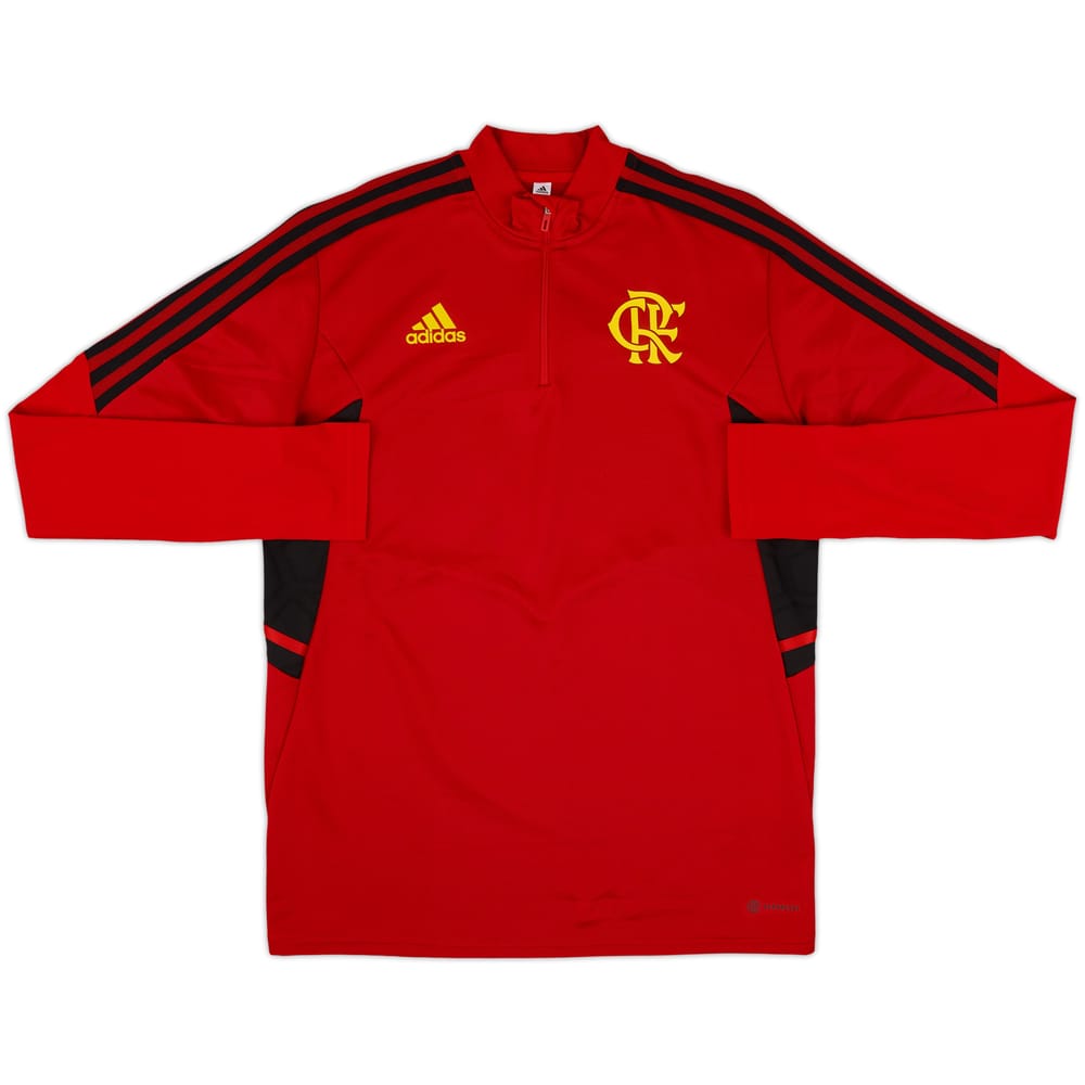 2021-22 Flamengo adidas 1/4 Drill Top - 10/10 - (M)