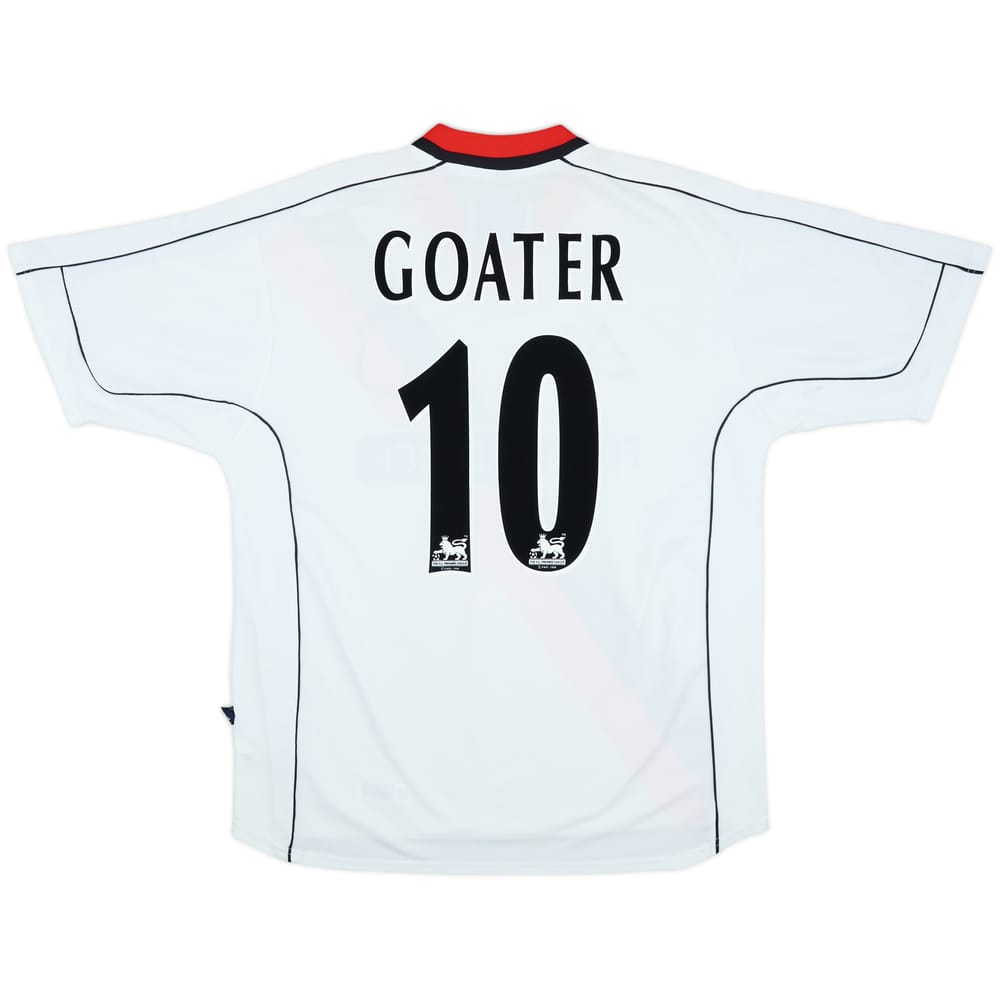 2002-03 Manchester City Away Shirt Goater #10 - 9/10 - (M)