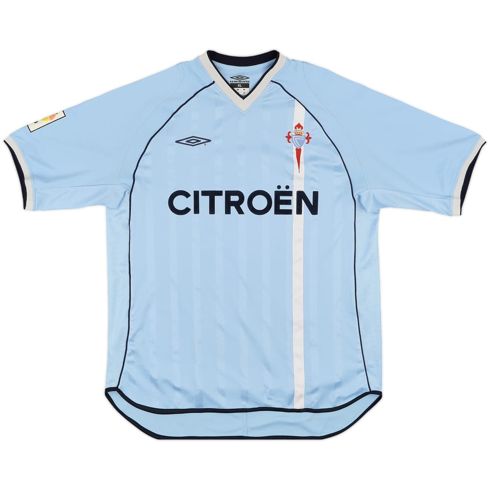 2001-03 Celta Vigo Home Shirt - 8/10 - (XL)