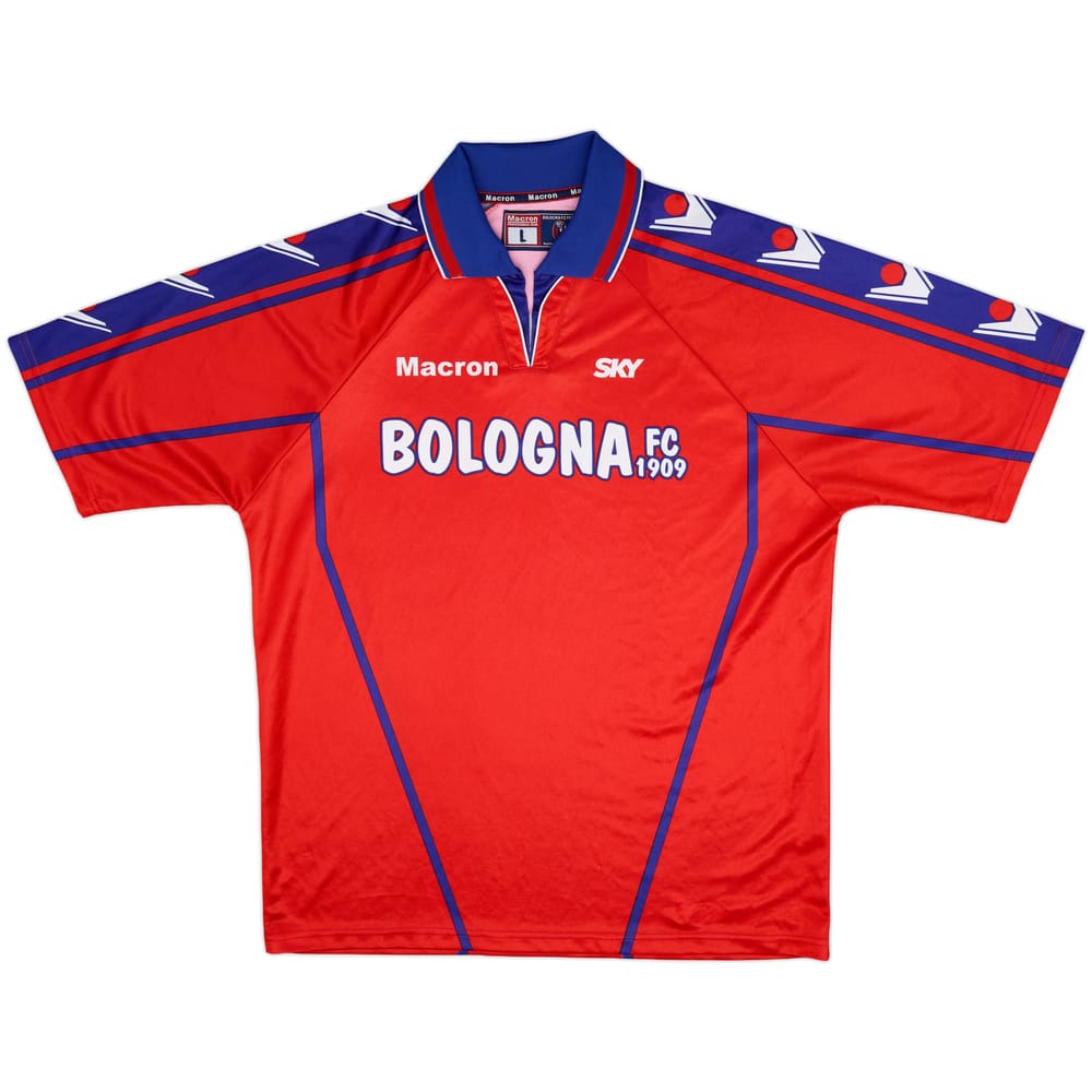 2002-03 Bologna Macron Training Shirt - 8/10 - (L)