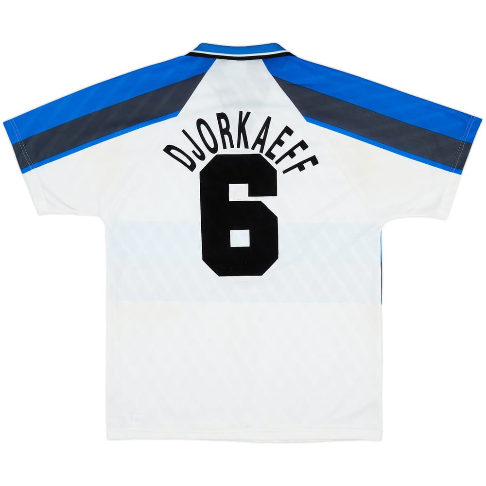 1996-97 Inter Milan Away Shirt Djorkaeff #6 - 8/10 - (L)