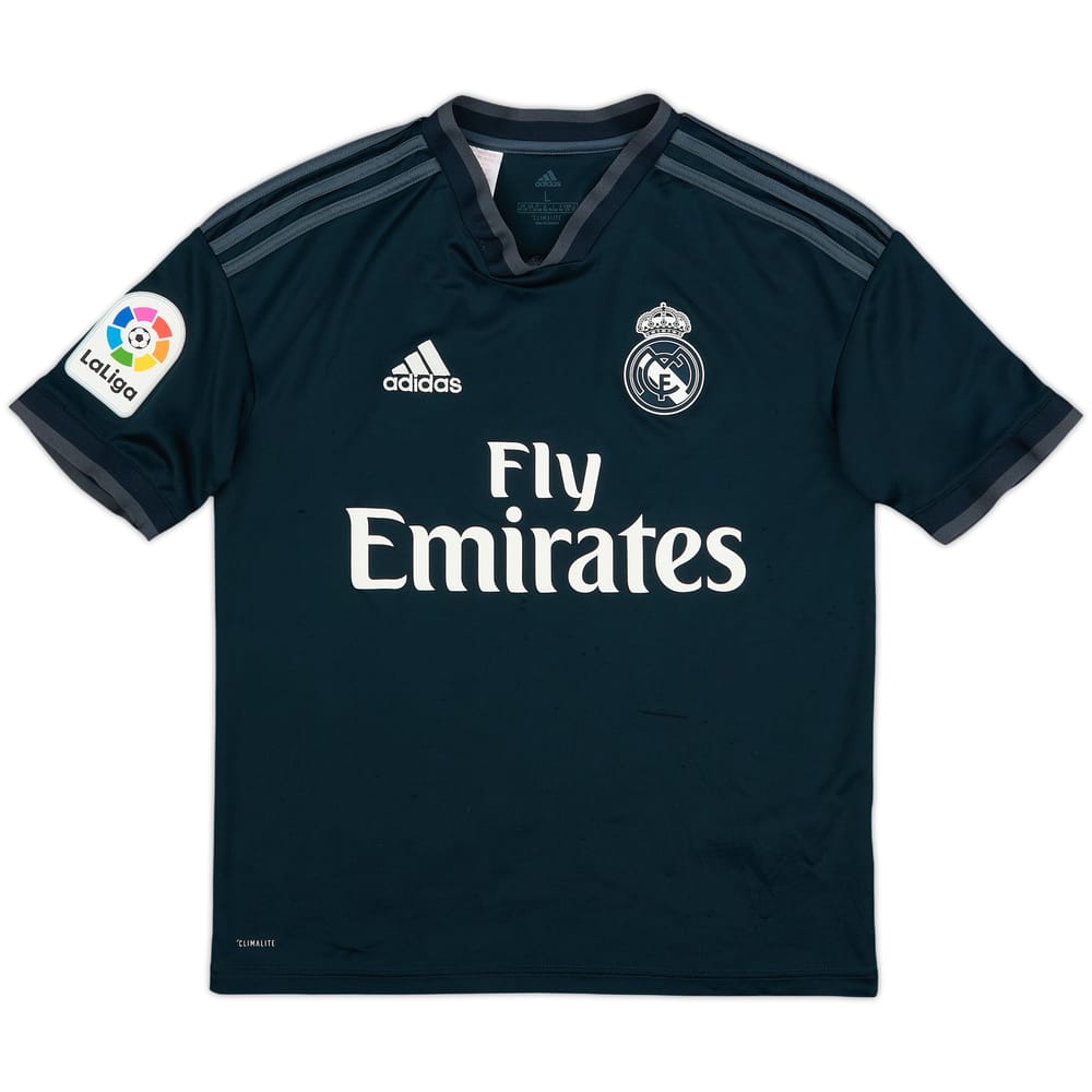 2018-19 Real Madrid Away Shirt - 8/10 - (L.Boys)