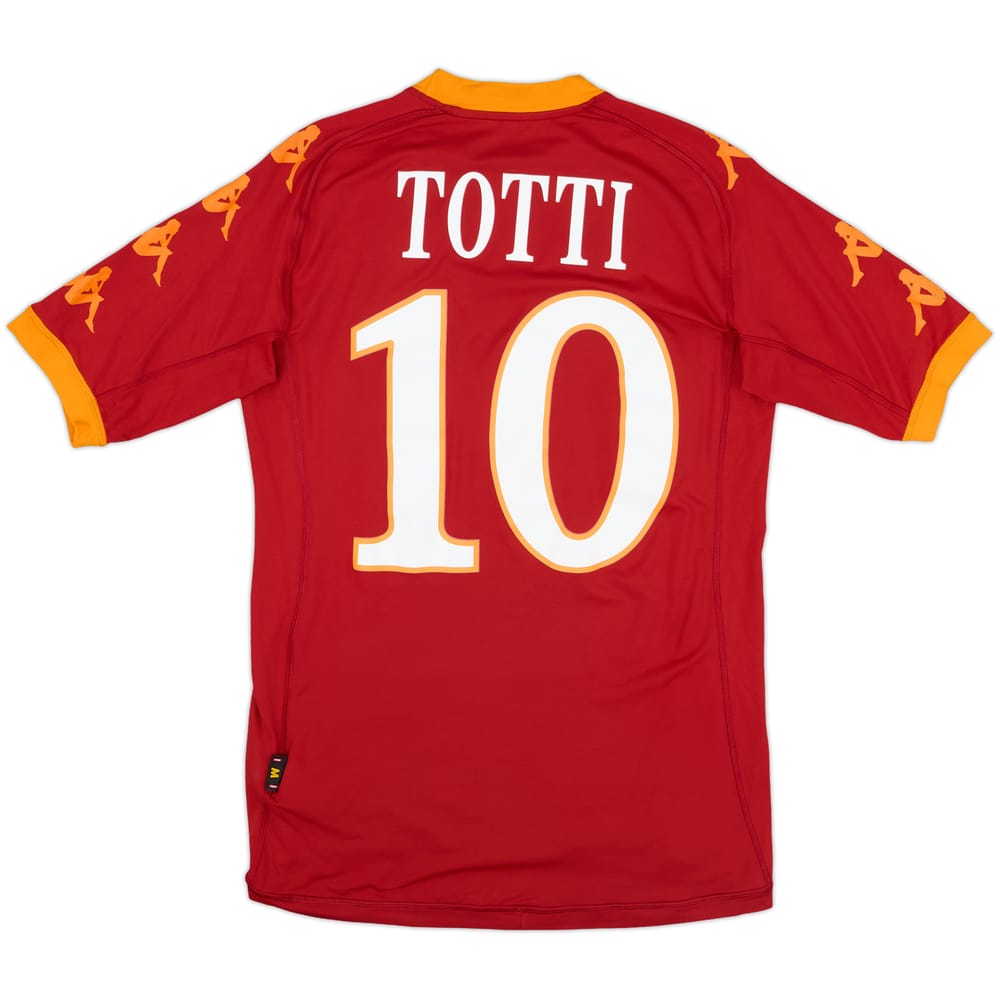 2010-11 Roma Home Shirt Totti #10 - 7/10 - (M)