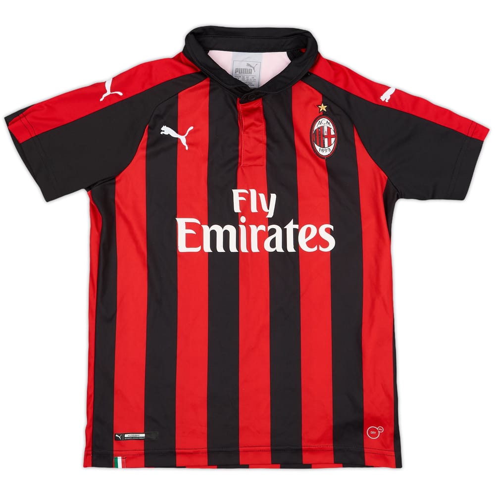 2018-19 AC Milan Home Shirt - 6/10 - (M.Boys)
