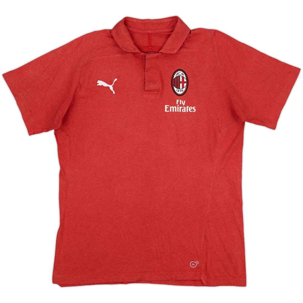2019-20 AC Milan Puma Polo Shirt - 9/10 - (L)