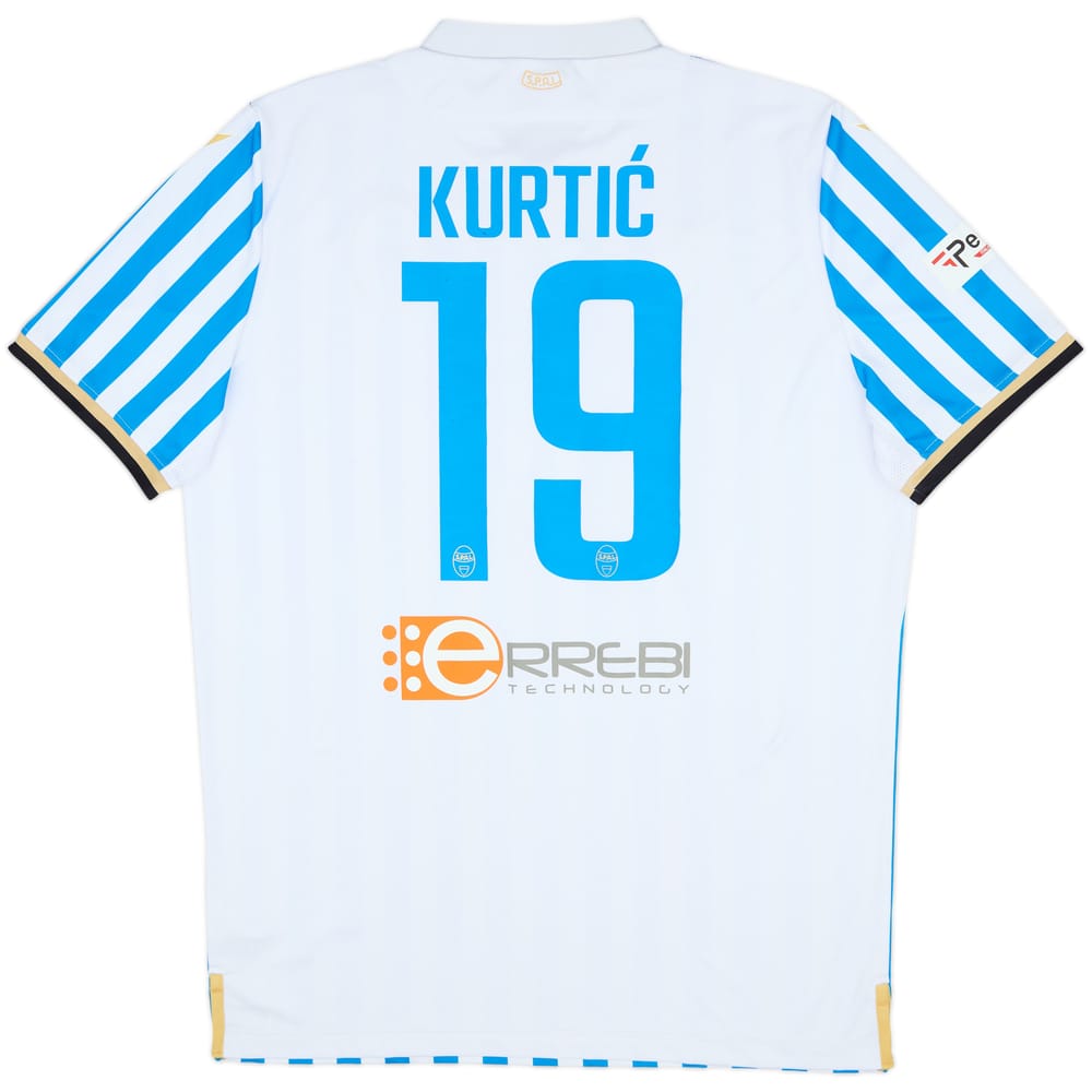 2019-20 SPAL Home Shirt Kurtic #19 - 8/10 - (XXL)
