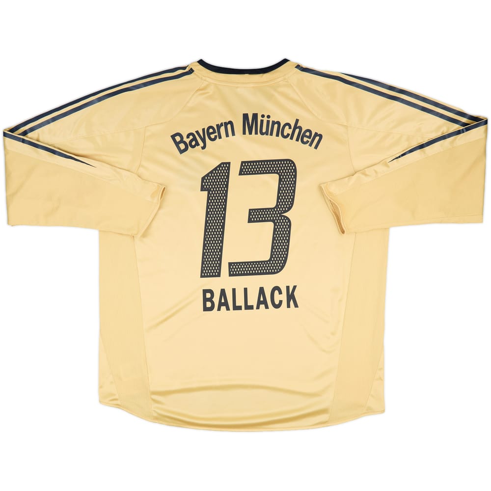2004-05 Bayern Munich Away L/S Shirt Ballack #13 - 9/10 - (XL)