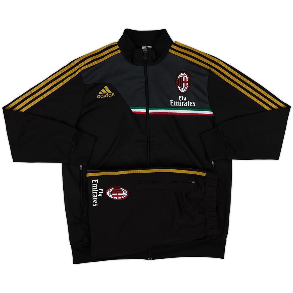 2013-14 AC Milan adidas Tracksuit - 8/10 - (L)