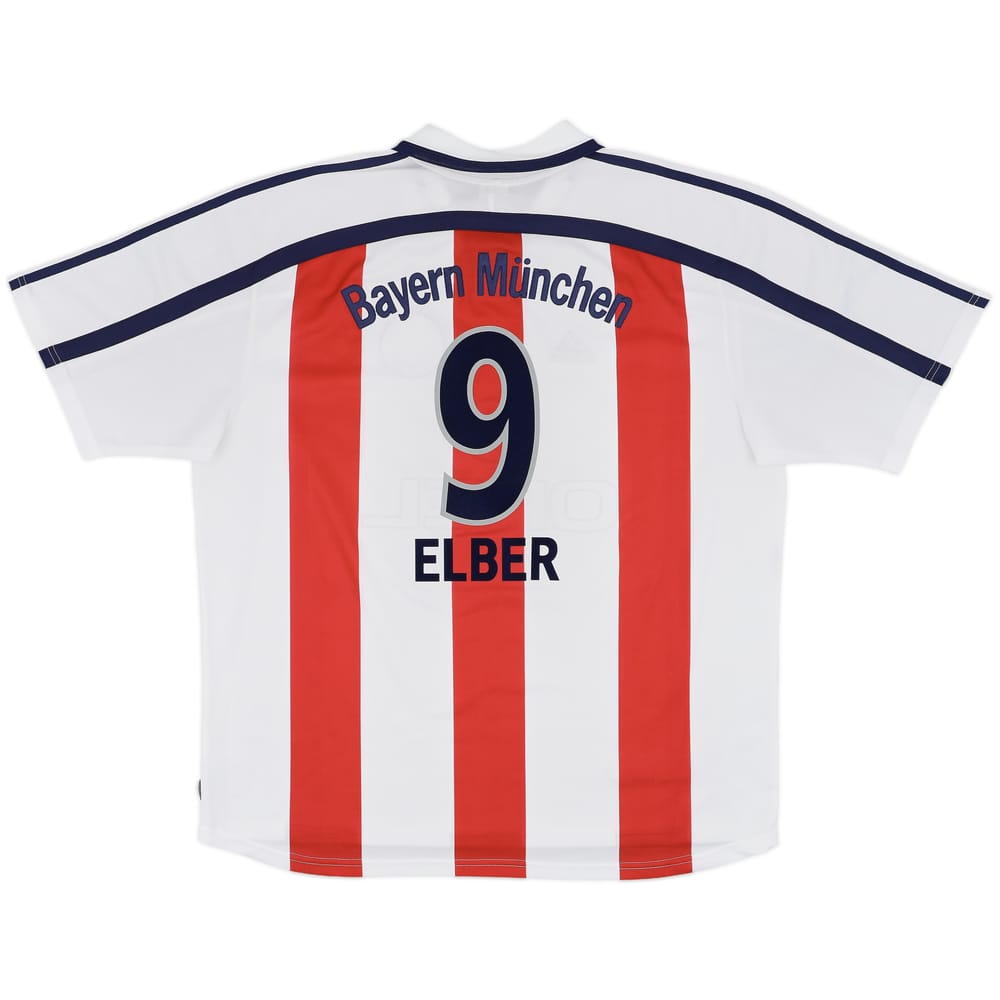 2000-01 Bayern Munich Away Shirt Elber #9 - 10/10 - (XXL)