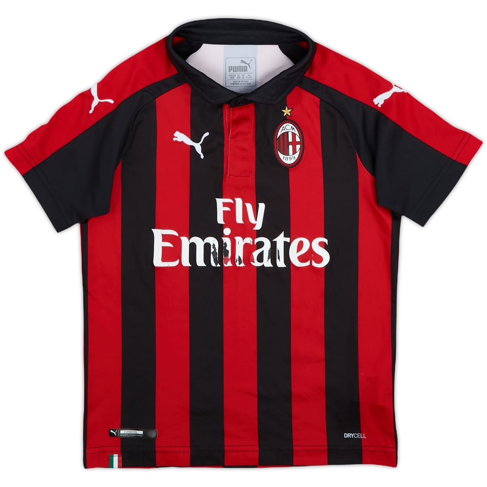 2018-19 AC Milan Home Shirt - 4/10 - (S.Boys)