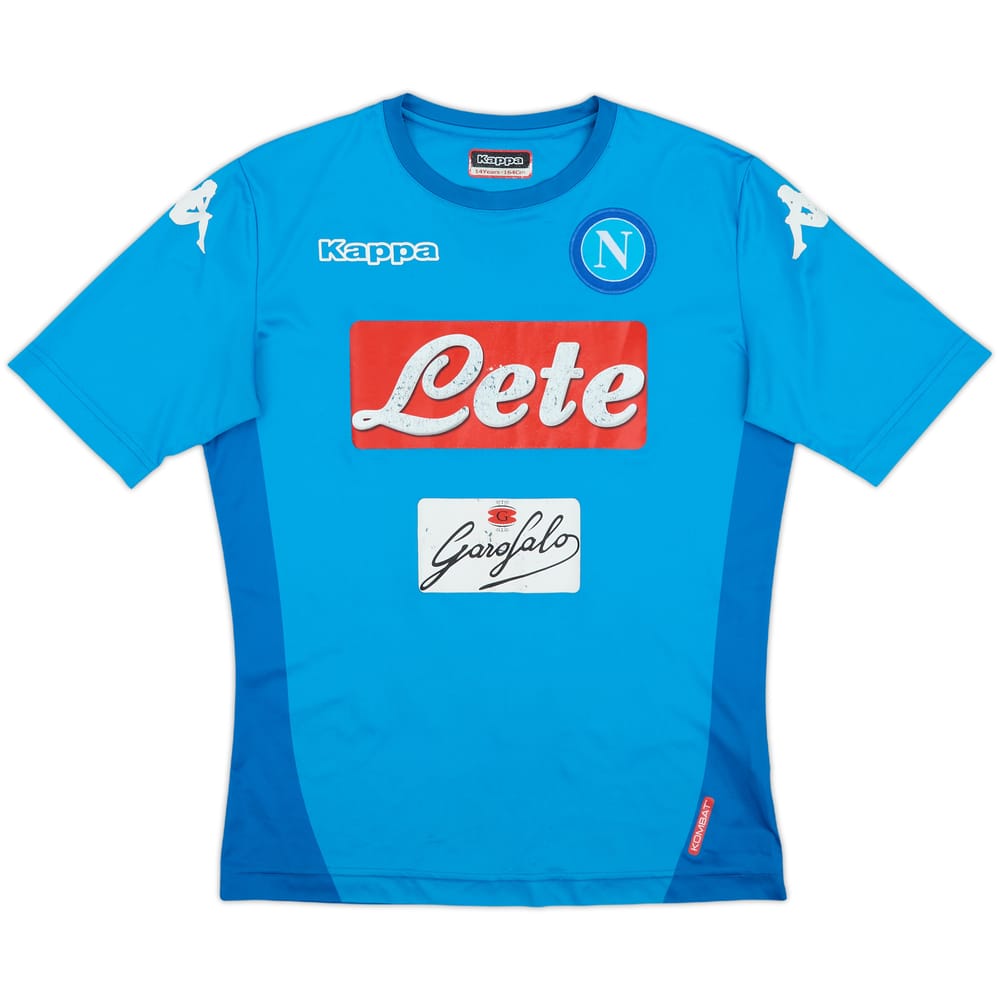 2017-18 Napoli Home Shirt - 5/10 - (XL.Boys)
