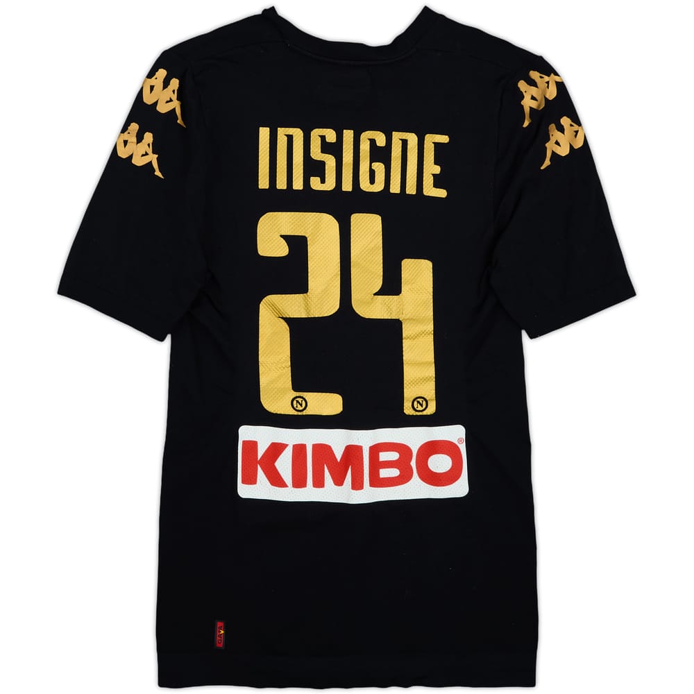 2016-17 Napoli Player Issue Third Shirt Insigne #24 - 7/10 - (XL)
