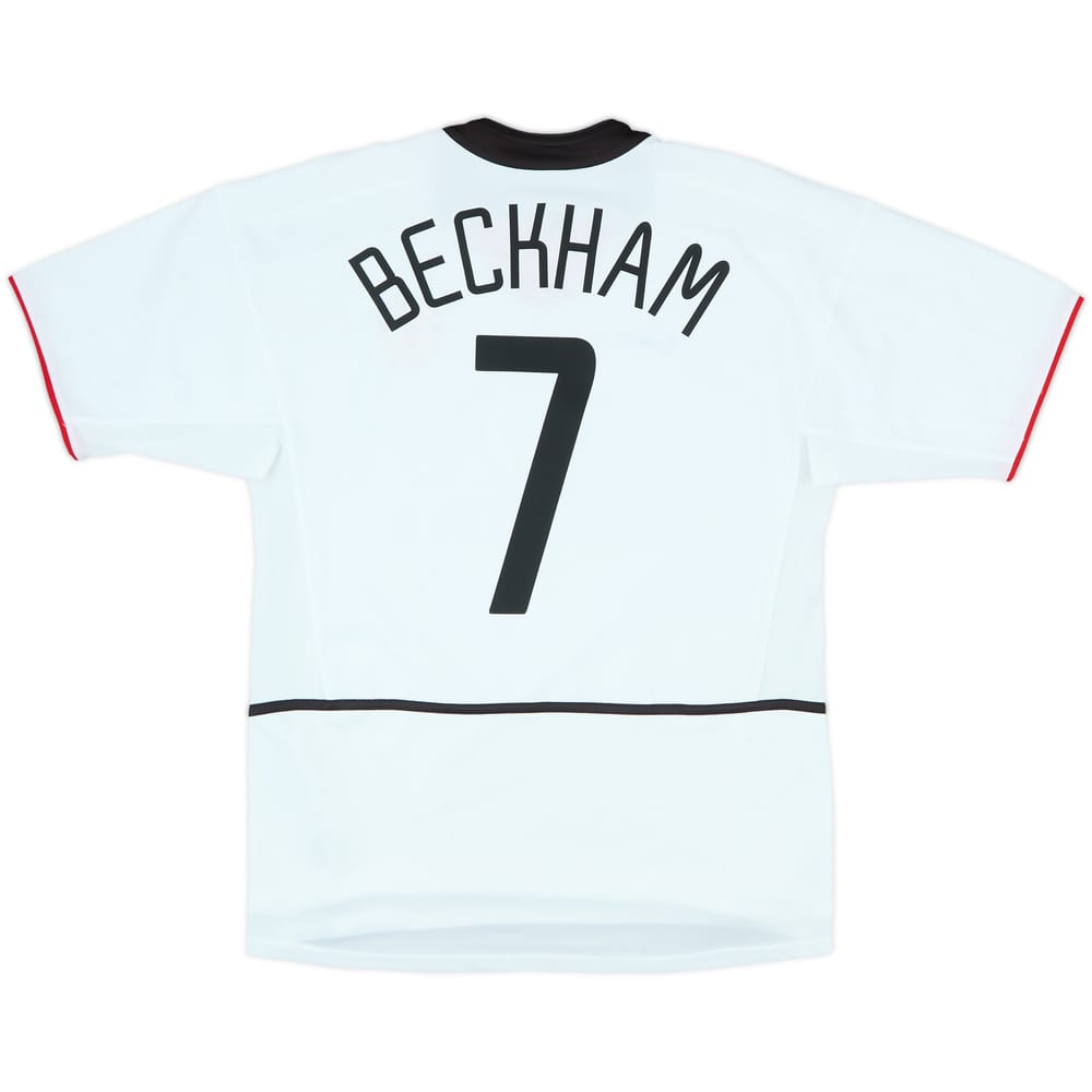 2002-03 Manchester United Away Shirt Beckham #7 - 10/10 - (M)