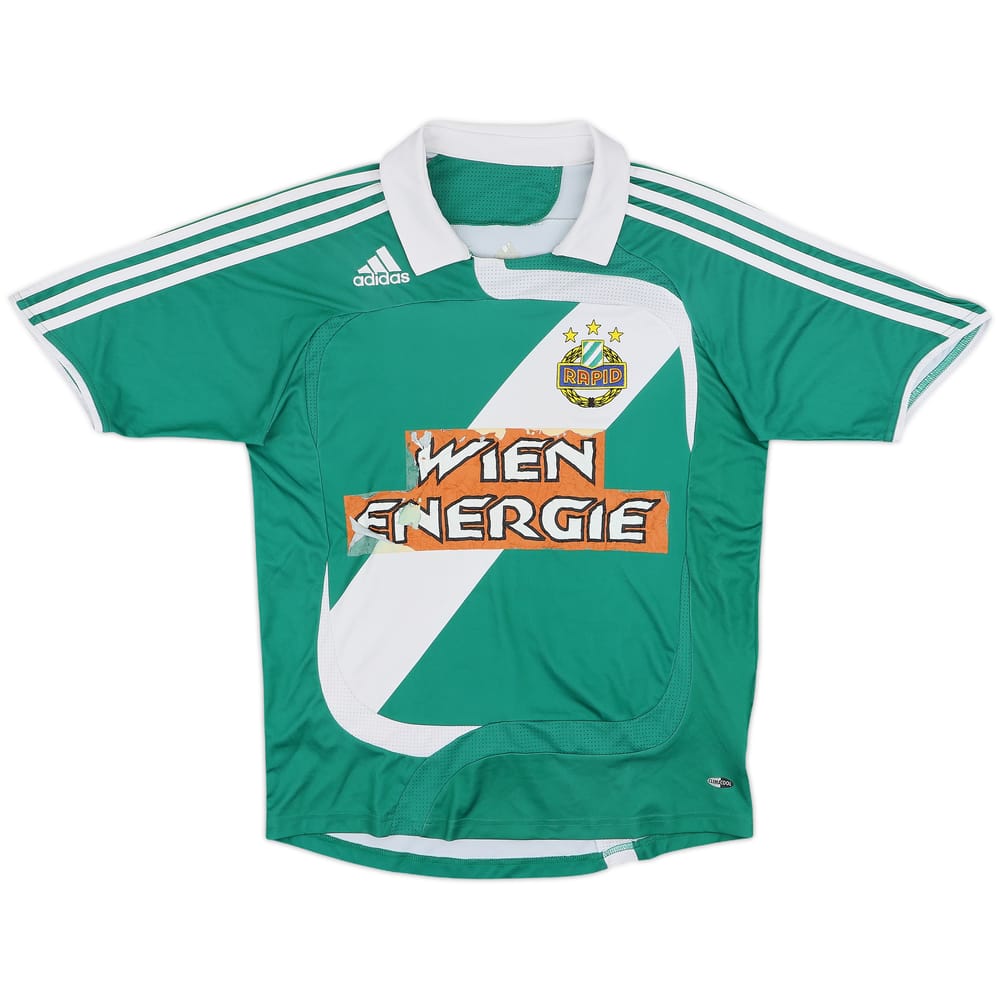 2008-09 Rapid Vienna Signed Home Shirt - 4/10 - (XL.Boys)