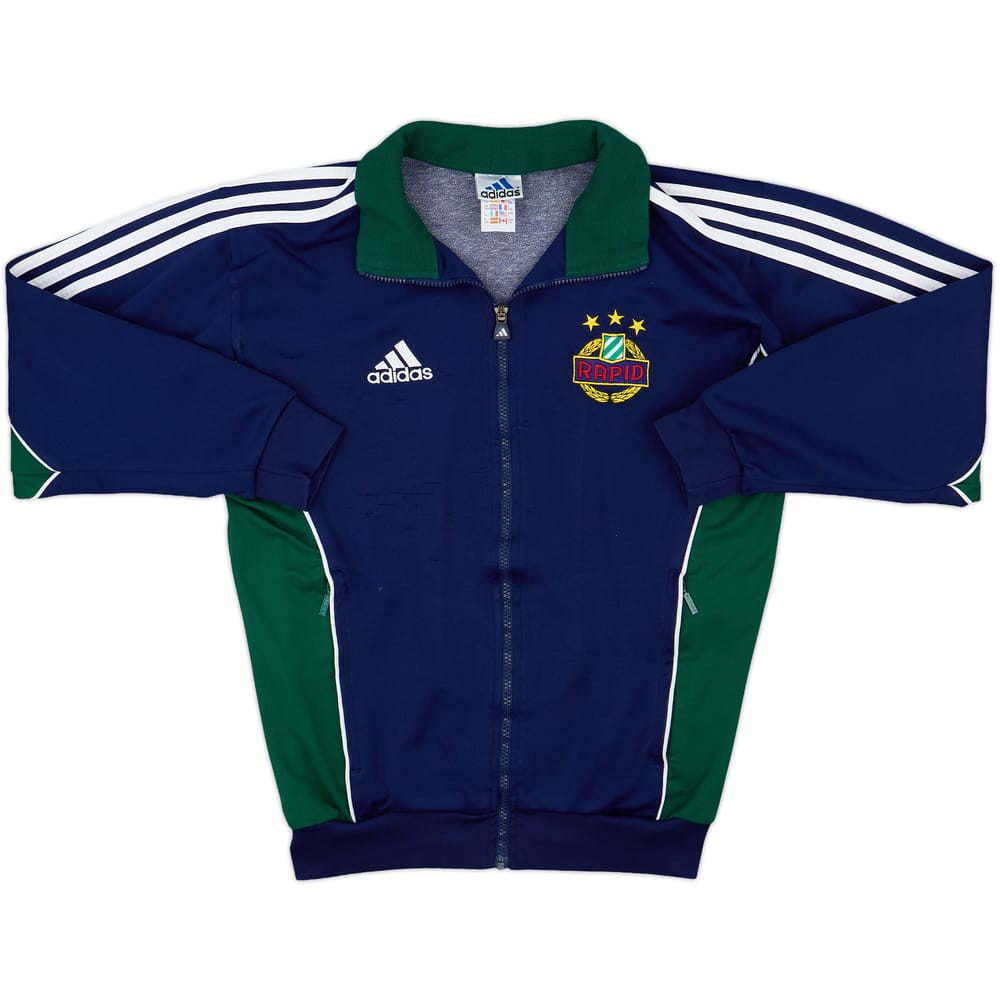 1999-00 Rapid Vienna adidas Track Jacket - 8/10 - (XL.Boys)