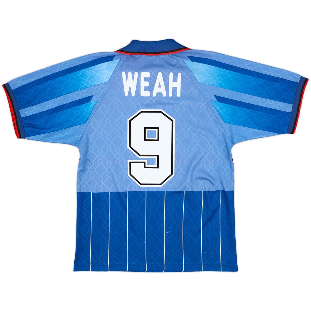 1995-96 AC Milan Fourth Shirt Weah #9 - 8/10 - (M)
