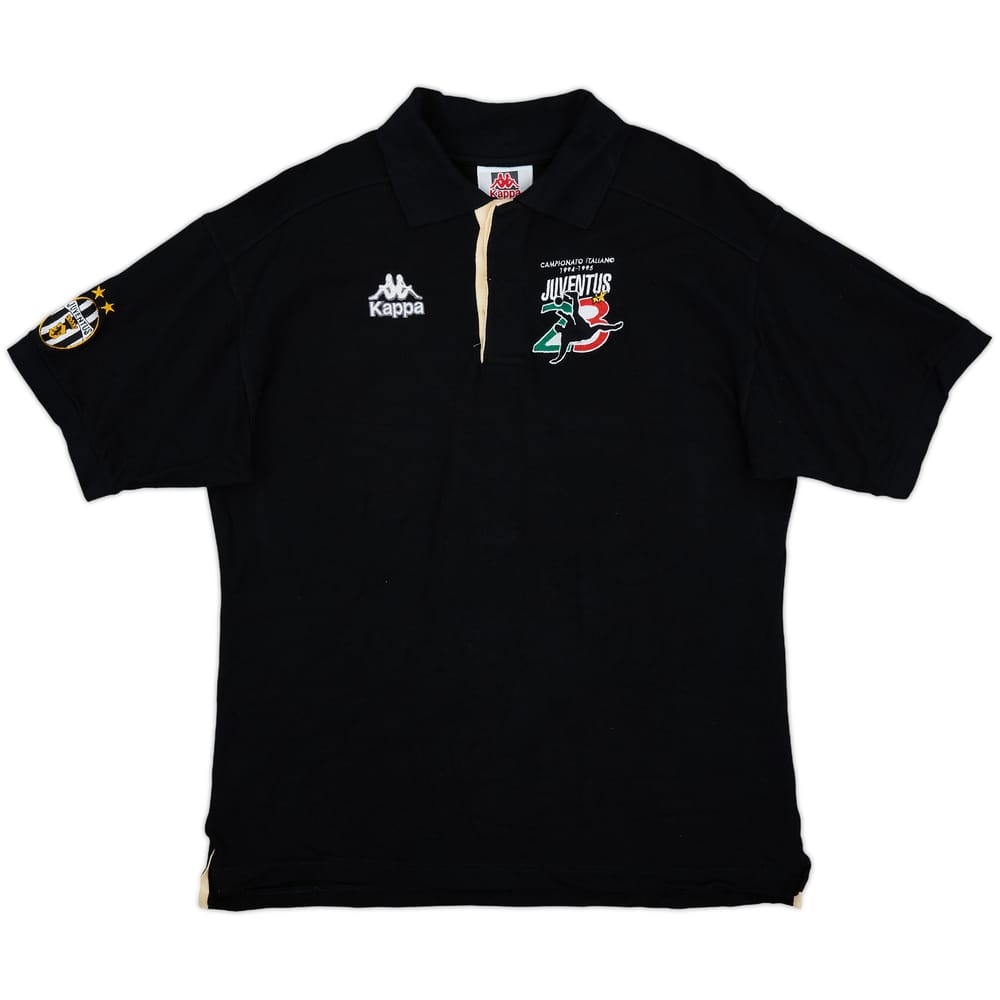1994-95 Juventus 'Campionato Italiano' Kappa Polo Shirt - 10/10 - (L)