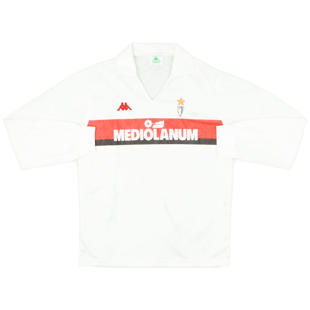1988-89 AC Milan Away L/S Shirt - 8/10 - (L)