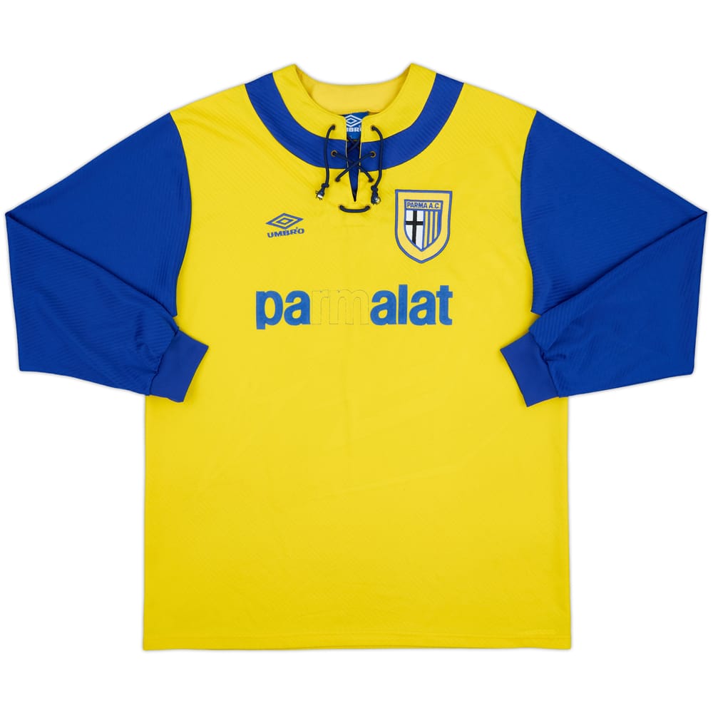 1993-95 Parma Away L/S Shirt - 4/10 - (XL)