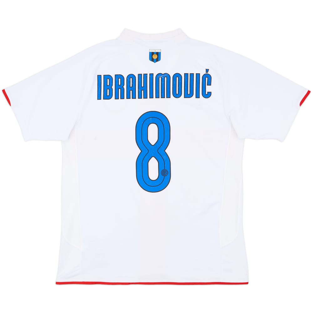 2007-08 Inter Milan Centenary Away Shirt Ibrahimovic #8 - 6/10 - (L)