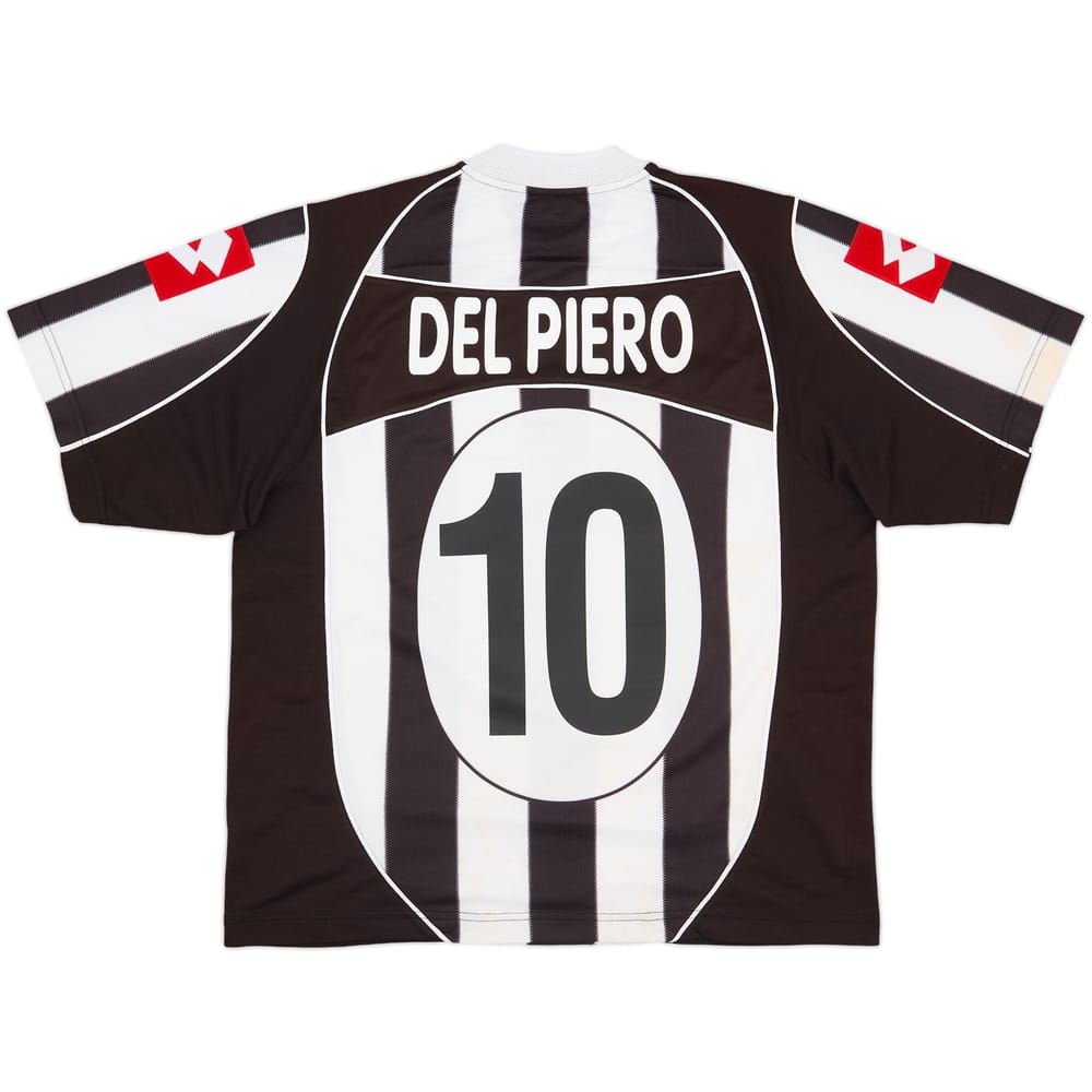 2002-03 Juventus Home Shirt Del Piero #10 - 5/10 - (L)