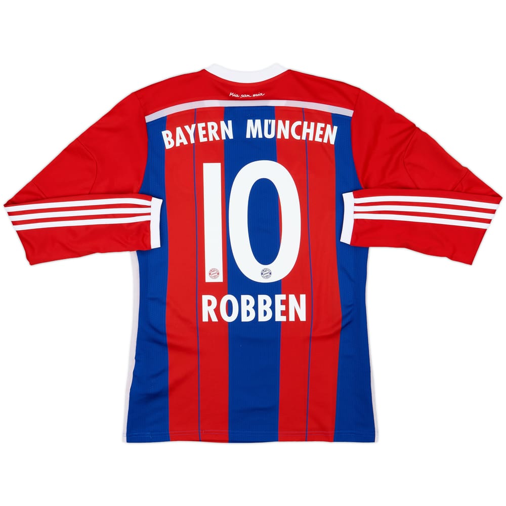 2014-15 Bayern Munich Home L/S Shirt Robben #10 - 10/10 - (S)