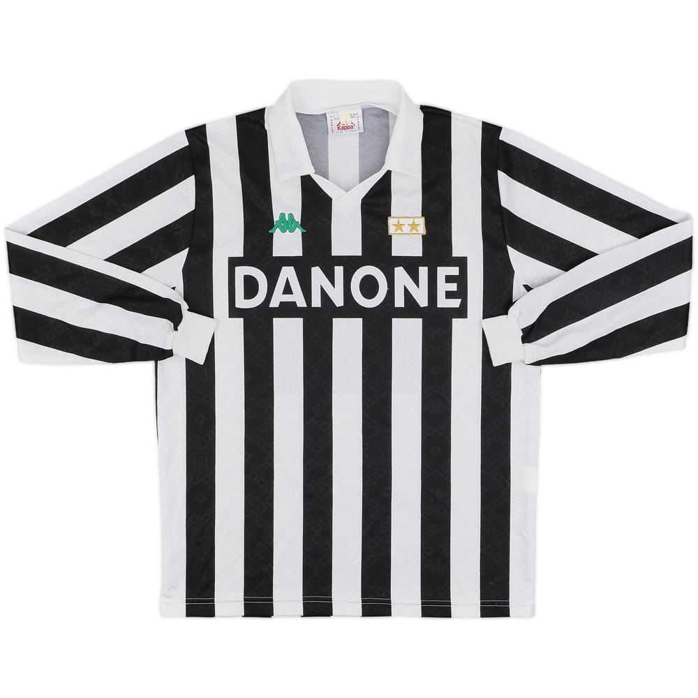 1992-94 Juventus Home L/S Shirt - 8/10 - (L)