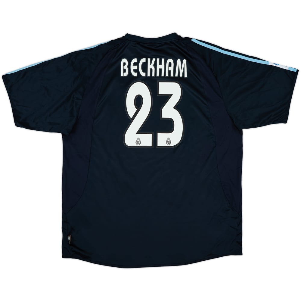 2003-04 Real Madrid Away Shirt Beckham #23 - 10/10 - (XL)