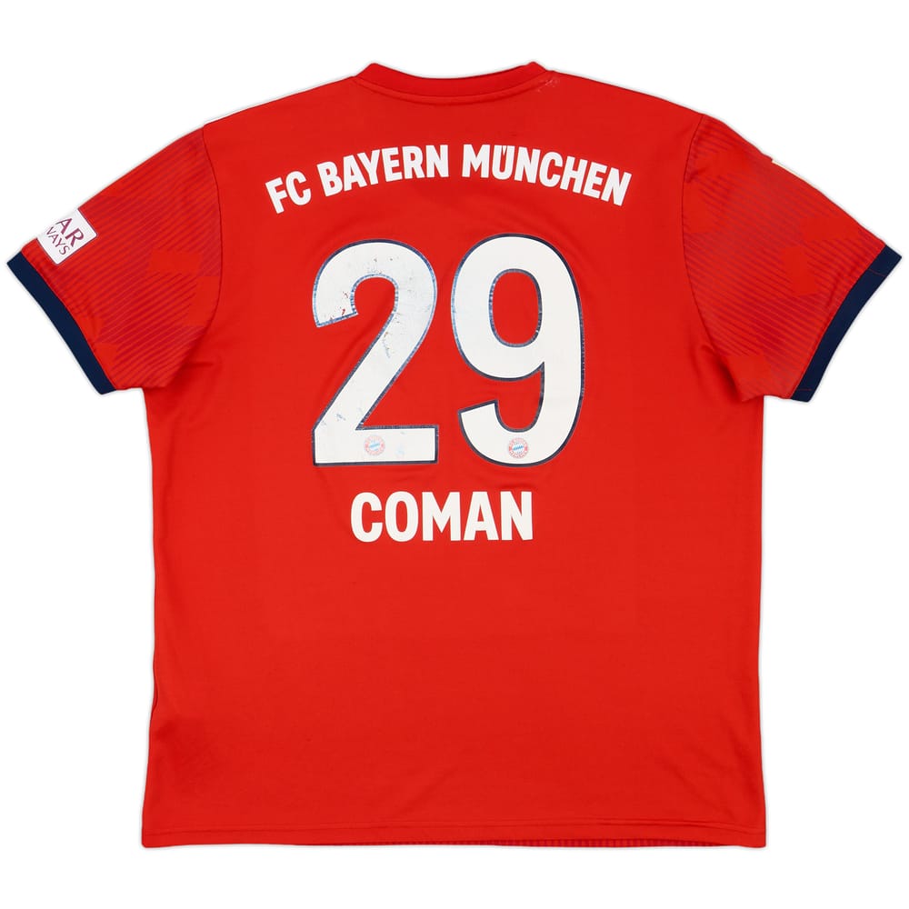2018-19 Bayern Munich Home Shirt Coman #29 - 6/10 - (L)