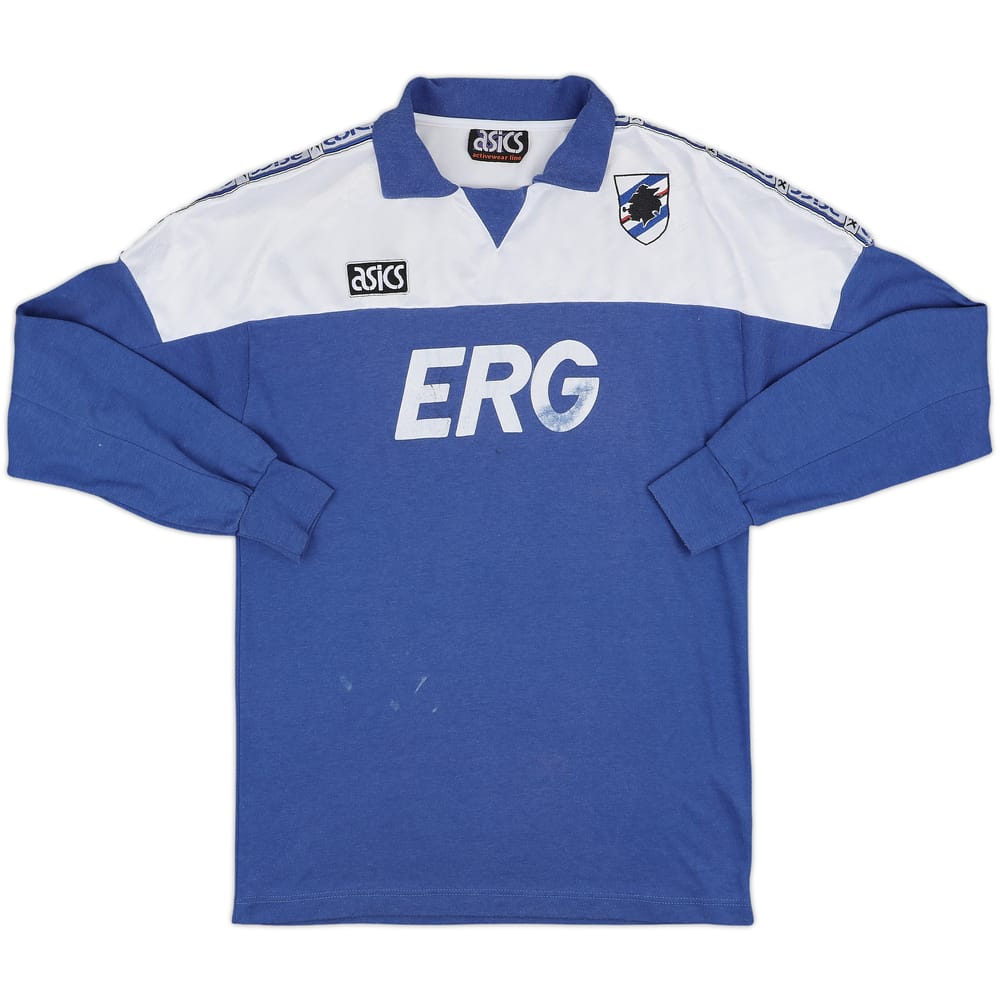 1992-94 Sampdoria Asics Training L/S Shirt - 6/10 - (L)