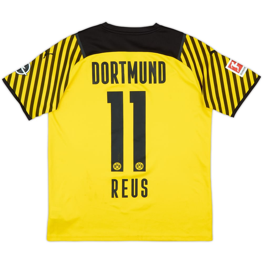 2021-22 Borussia Dortmund Home Shirt Reus #11 - 6/10 - (XL.Boys)