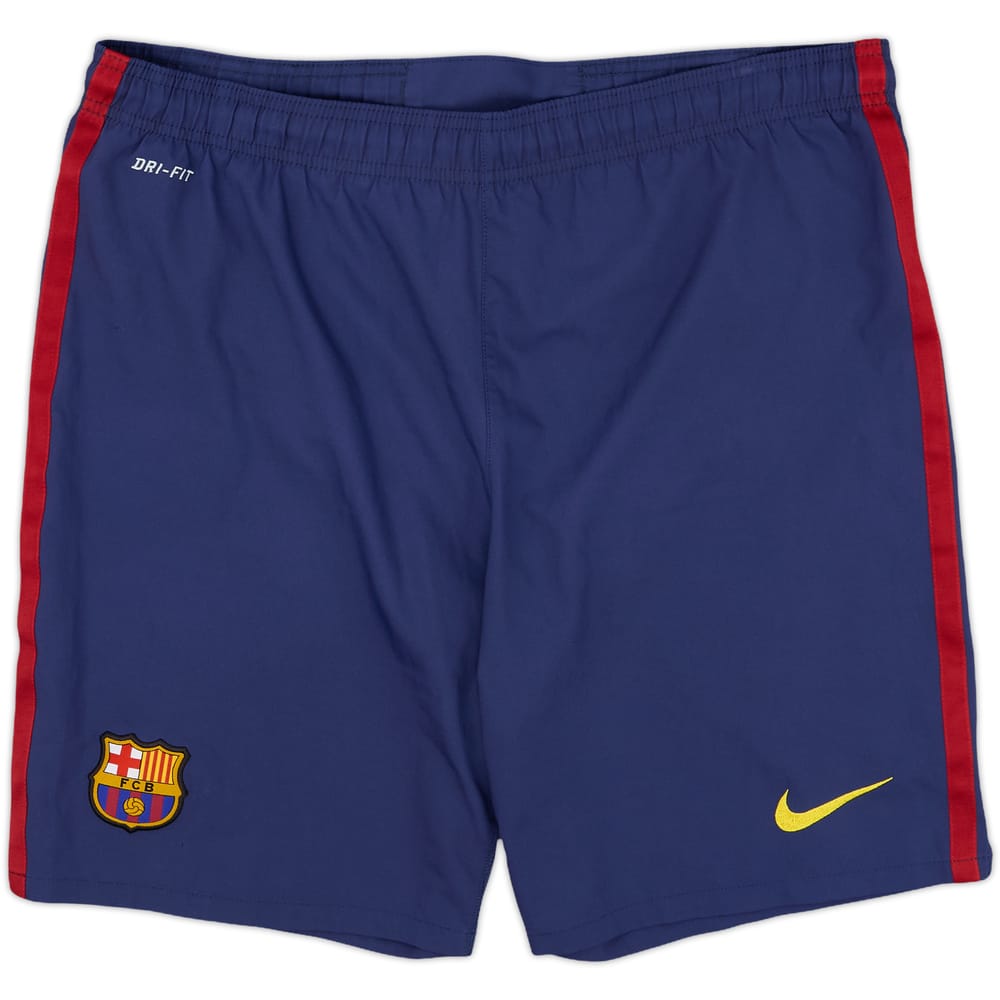 2012-13 Barcelona Home Shorts - 8/10 - (L)