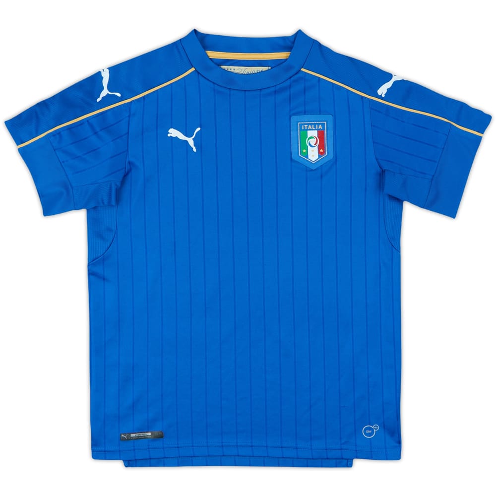 2016-17 Italy Home Shirt - 8/10 - (M.Boys)