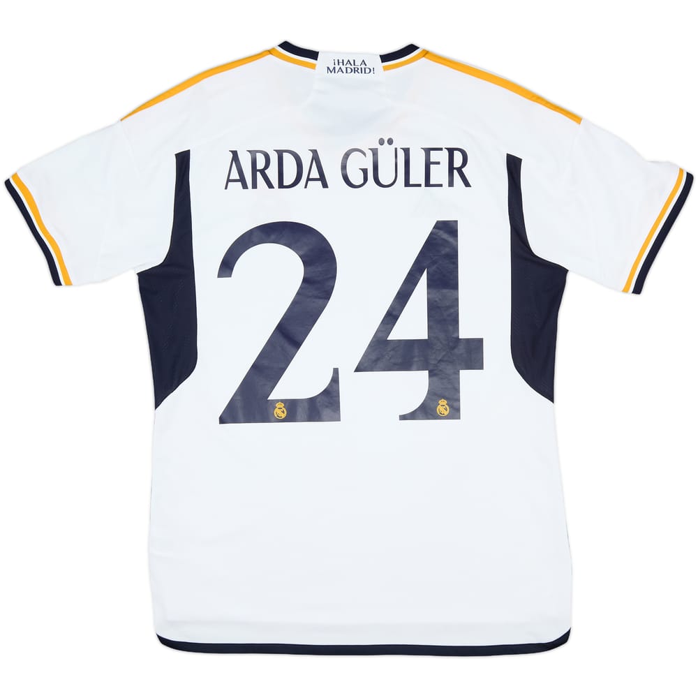 2023-24 Real Madrid Home Shirt Arda Guler #24 - 8/10 - (L)