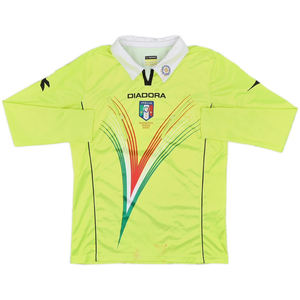2011-12 Italy Diadora Centenary Referee L/S Shirt - 6/10 - (S)