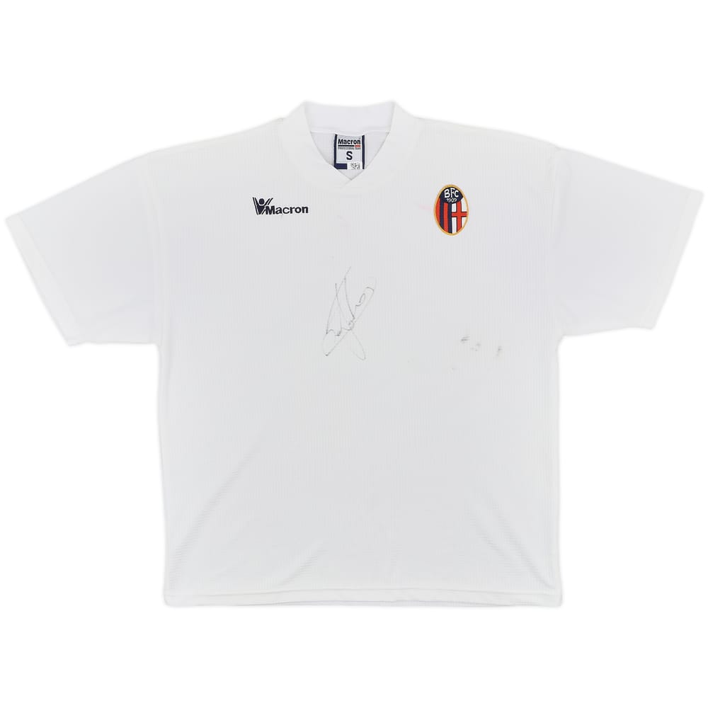 2001-02 Bologna Macron Signed Training Shirt - 6/10 - (S)