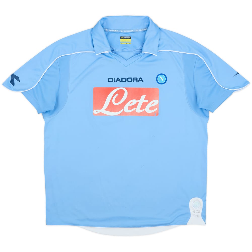 2008-09 Napoli Basic Home Shirt - 5/10 - (L)