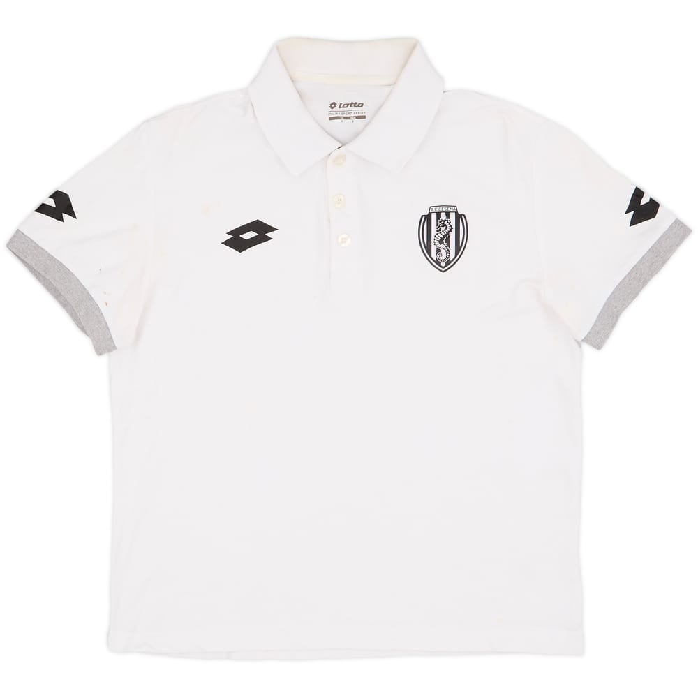 2017-18 Cesena Lotto Polo Shirt - 6/10 - (M)