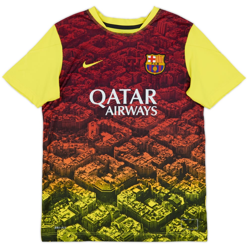 2013-14 Barcelona Nike Training Shirt - 7/10 - (L.Boys)