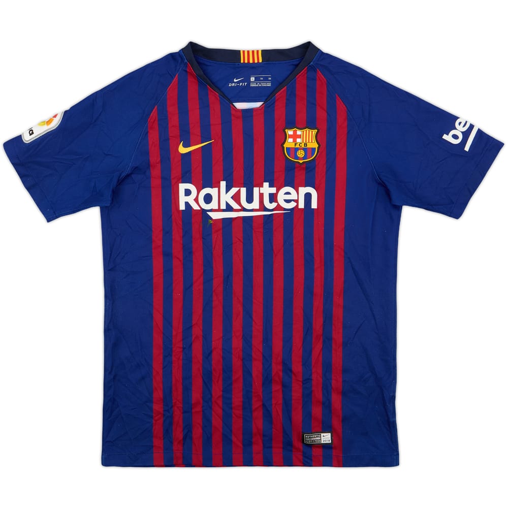 2018-19 Barcelona Home Shirt - 7/10 - (Women's XL)
