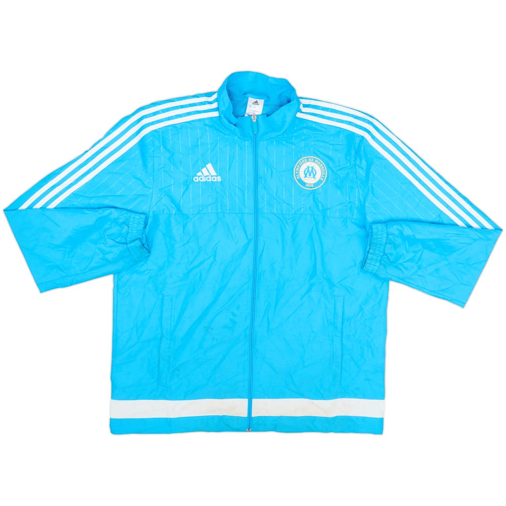 2015-16 Olympique Marseille adidas Track Jacket - 5/10 - (L)