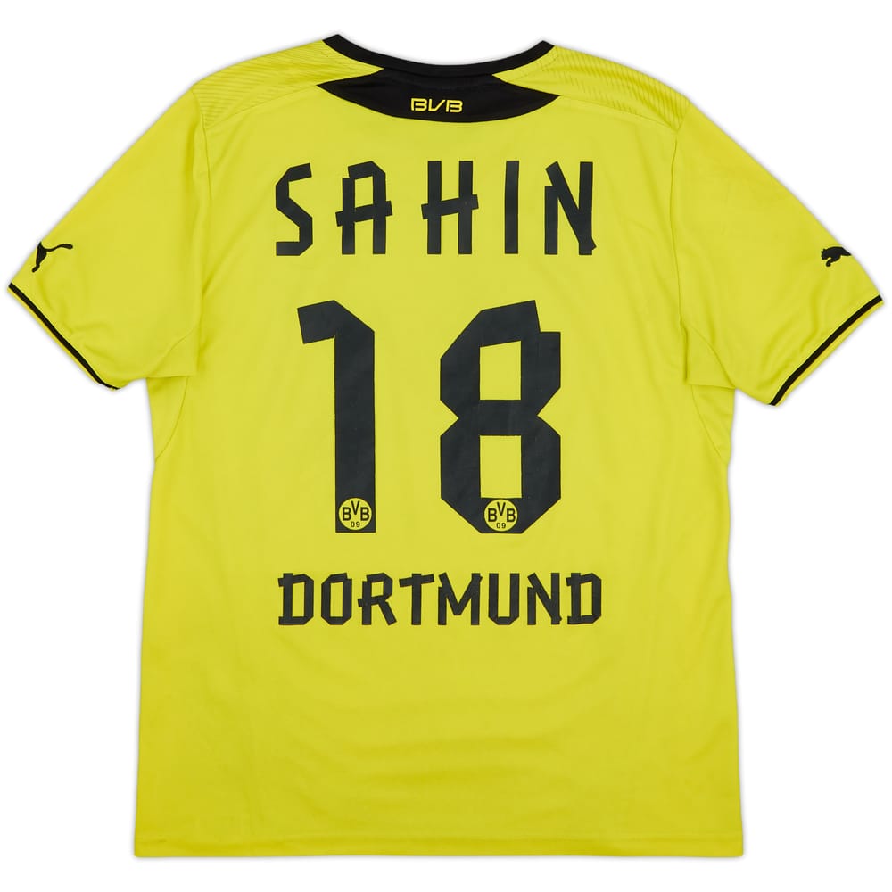 2013-14 Borussia Dortmund Home Shirt Sahin #18 - 4/10 - (M)