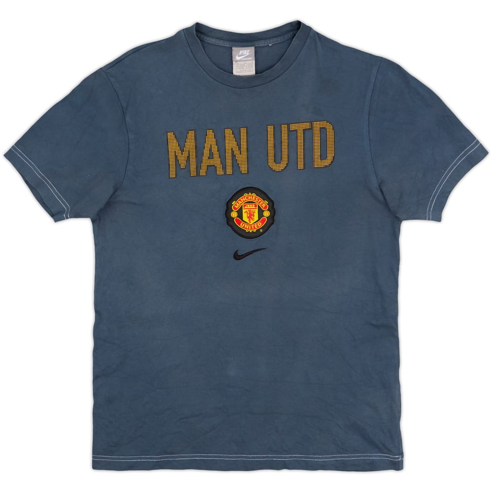 2009-10 Manchester United Nike Graphic Tee - 8/10 - (M)