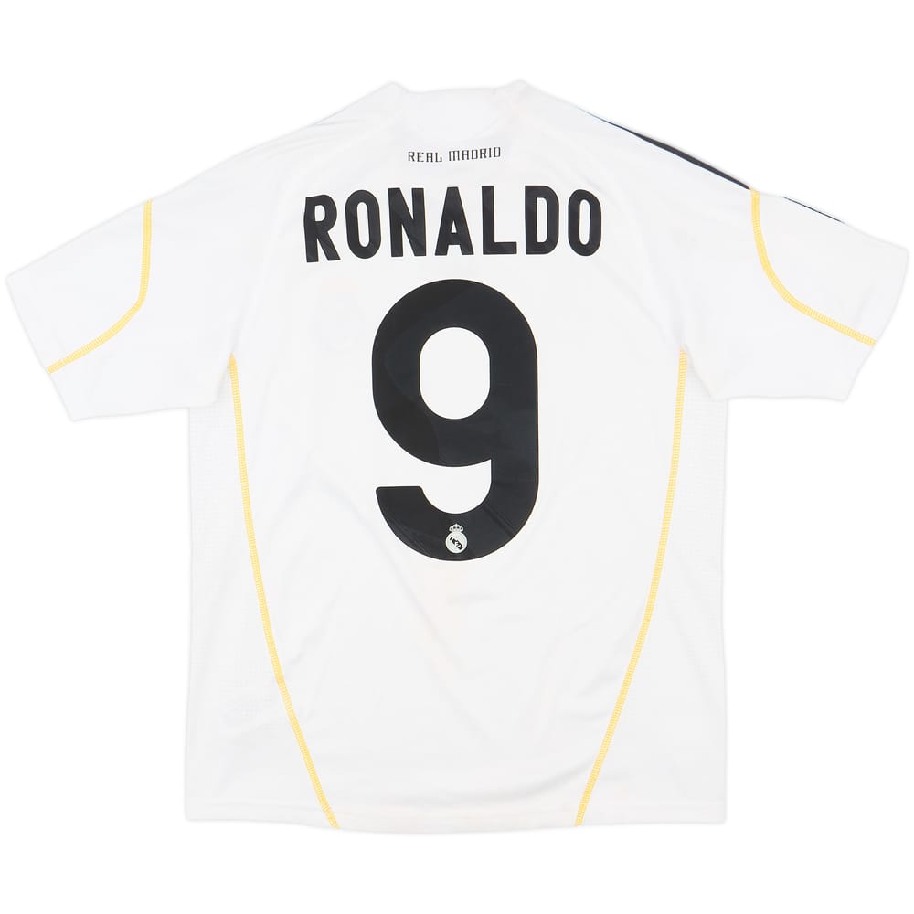 2009-10 Real Madrid Home Shirt Ronaldo #9 - 6/10 - (L.Boys)